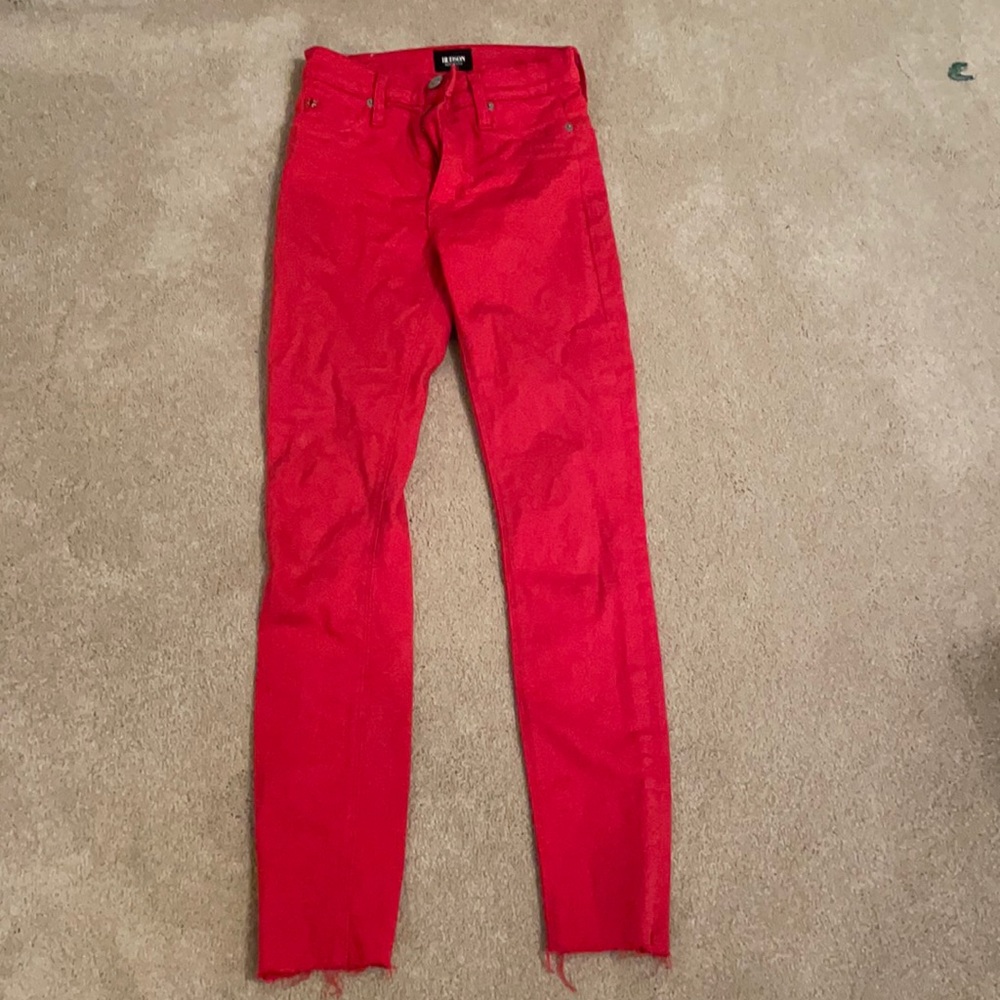 Red women’s jeans